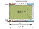 SCHROFF SEITENWD.R 3HE 355T (2ST)