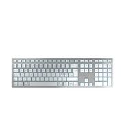 CHERRY KW 9100 SLIM FOR MAC Tastatur USB + Bluetooth QWERTY Englisch Silber