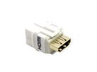BACHMANN HDMI 2.0 Keystone Modul Buchse/Buchse weiss