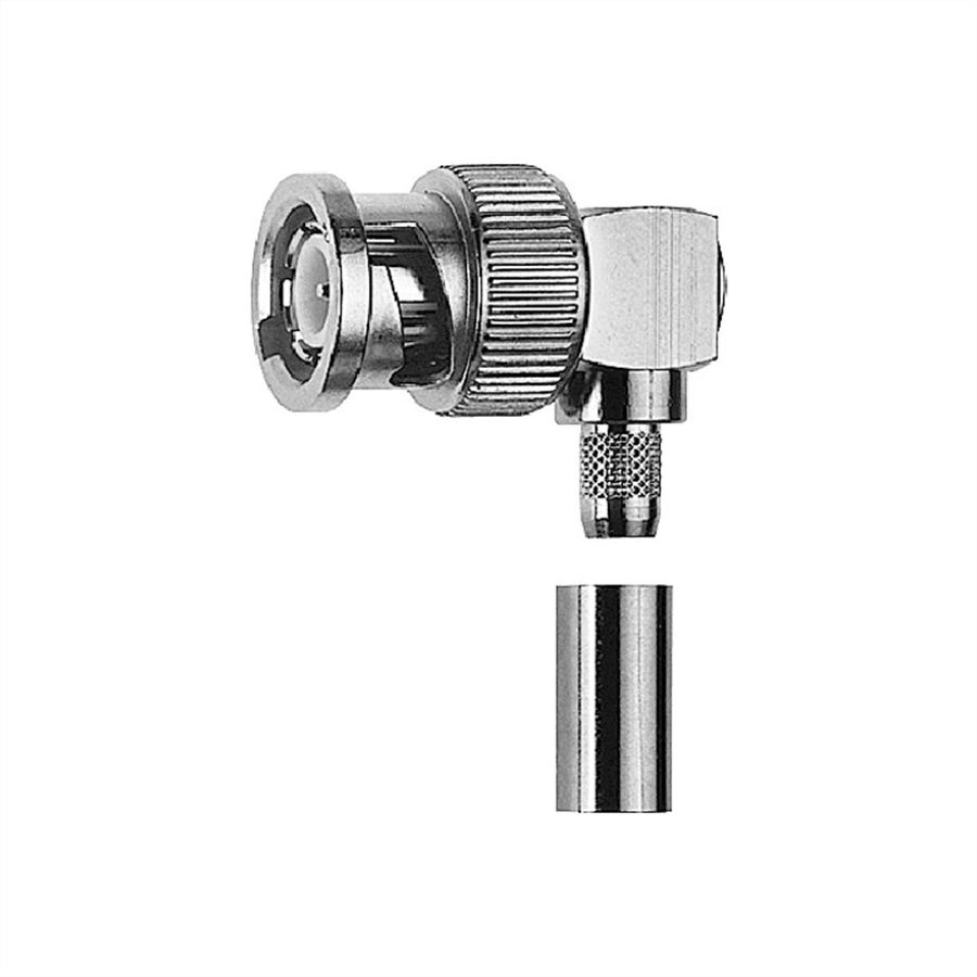 TELEGÄRTNER BNC-Winkelstecker 50 Ohm, für RG-223/U