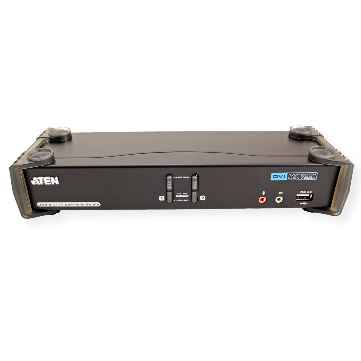 ATEN CS1782A KVM Switch Dual-Link DVI, USB, Audio, 2 Ports