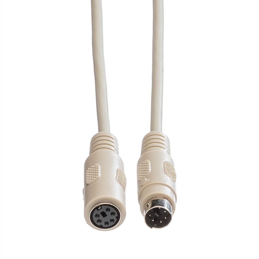ROLINE Tastatur-Kabel-PS/2 ST/BU, 3 m