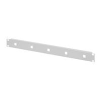 SCHROFF 19"-Frontplatte für Kabelösen - 19"FPL.1HE F.KAB.OES.RAL7035