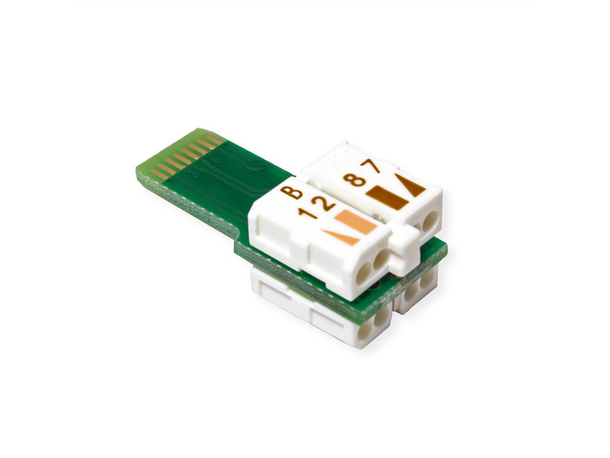 TELEGÄRTNER MFP8 feldkonfektionierbarer RJ-45 Stecker, Cat.6A (Class EA) T568B