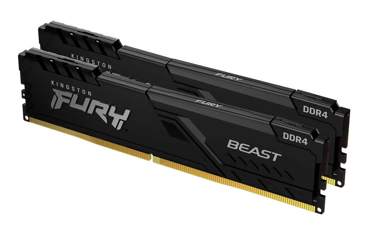 Kingston Technology FURY 64GB 3600MT/s DDR4 CL18 DIMM (2er-Kit) Beast Black