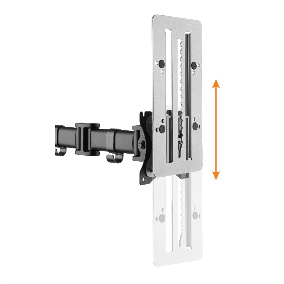 ROLINE VESA Vertikal-Verschiebeplatte, bis 27 Zoll, bis 8 kg