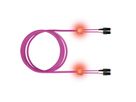 EasyLan LWL-LED-Patchkabel duplex 50/125µm OM4, SC/SC, violett, 1 m