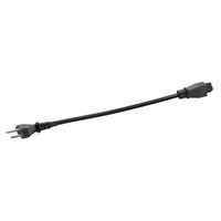 BACHMANN Anschlusskabel H05VV-F3G0,75mm², L=1,0m sw T12 / IEC C5
