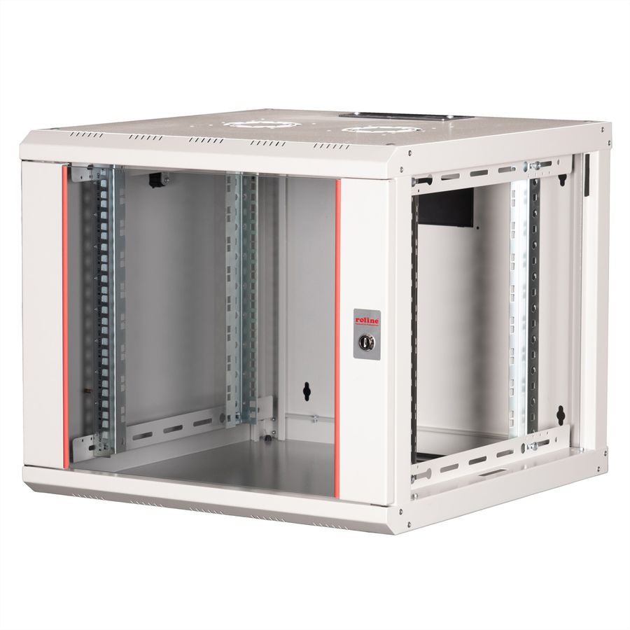 ROLINE 19-Zoll Wandgehäuse Pro 9 HE, 600x600 BxT grau