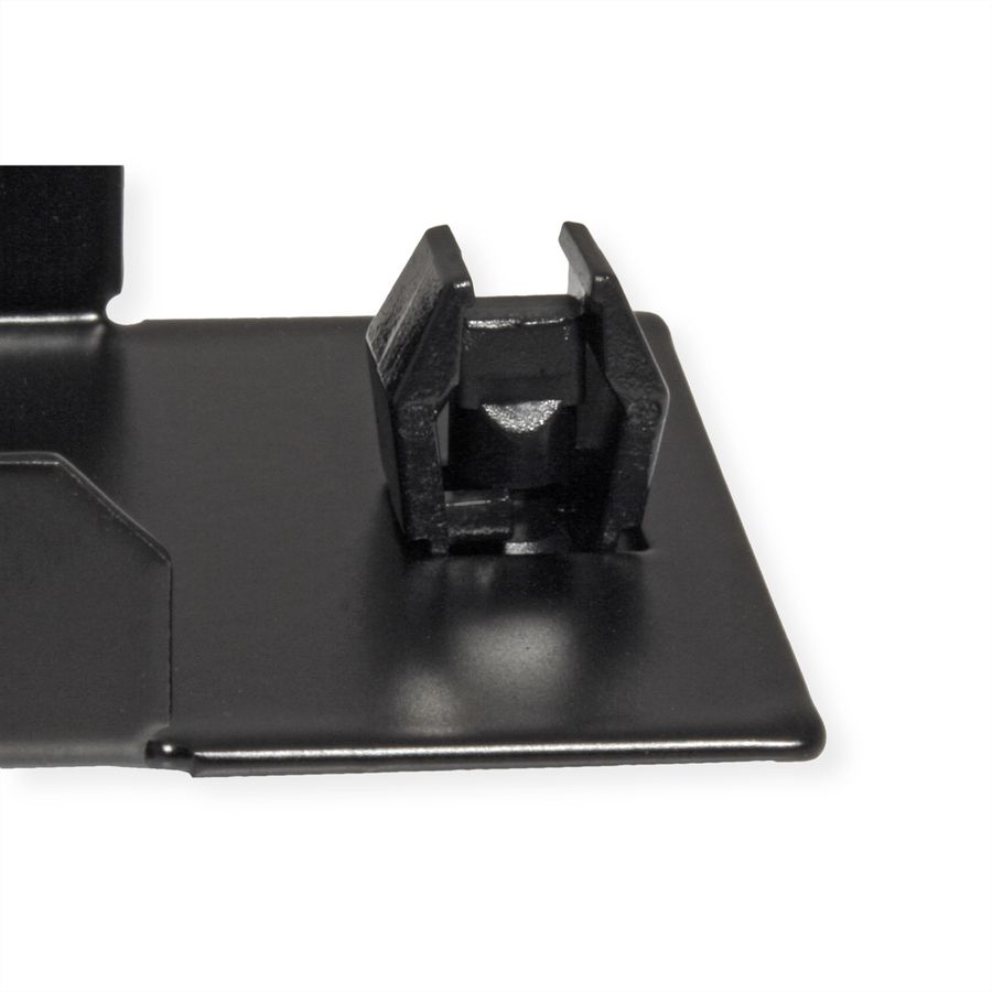 VALUE 19-Zoll-Blindplatte Snap-in, 1 HE, schwarz