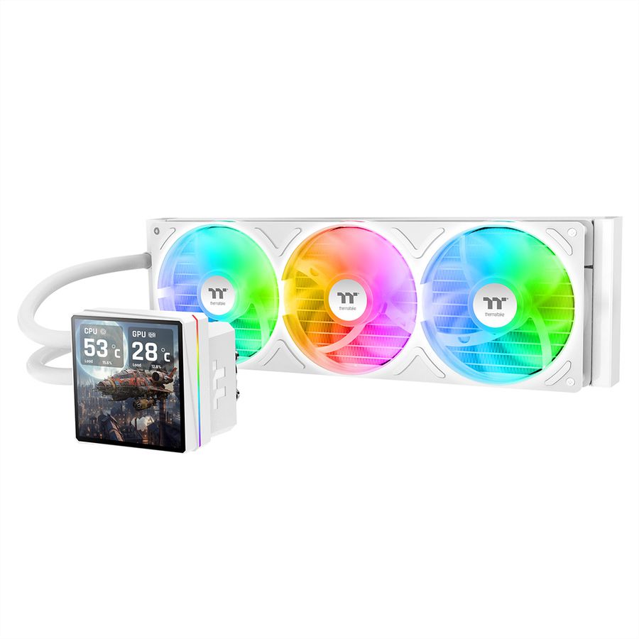 Thermaltake TH360 V3 Ultra ARGB Sync AIO Liquid Cooler, weiß