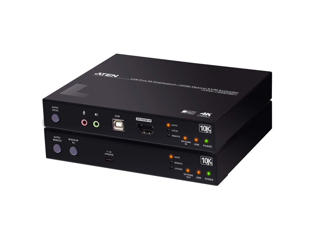 ATEN CE990 USB True 4K DisplayPort/HDMI Optical KVM Extender