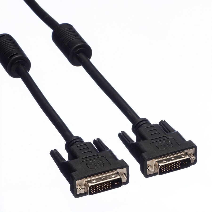 VALUE Monitorkabel DVI, DVI ST-ST, (24+1) dual link, 2 m