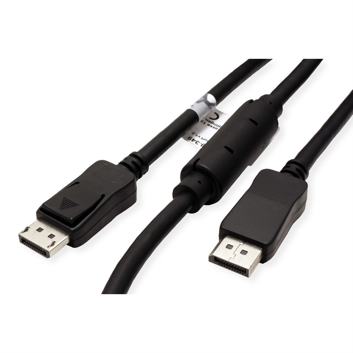 VALUE DisplayPort Kabel, v1.2, aktiv, ST/ST, 15 m