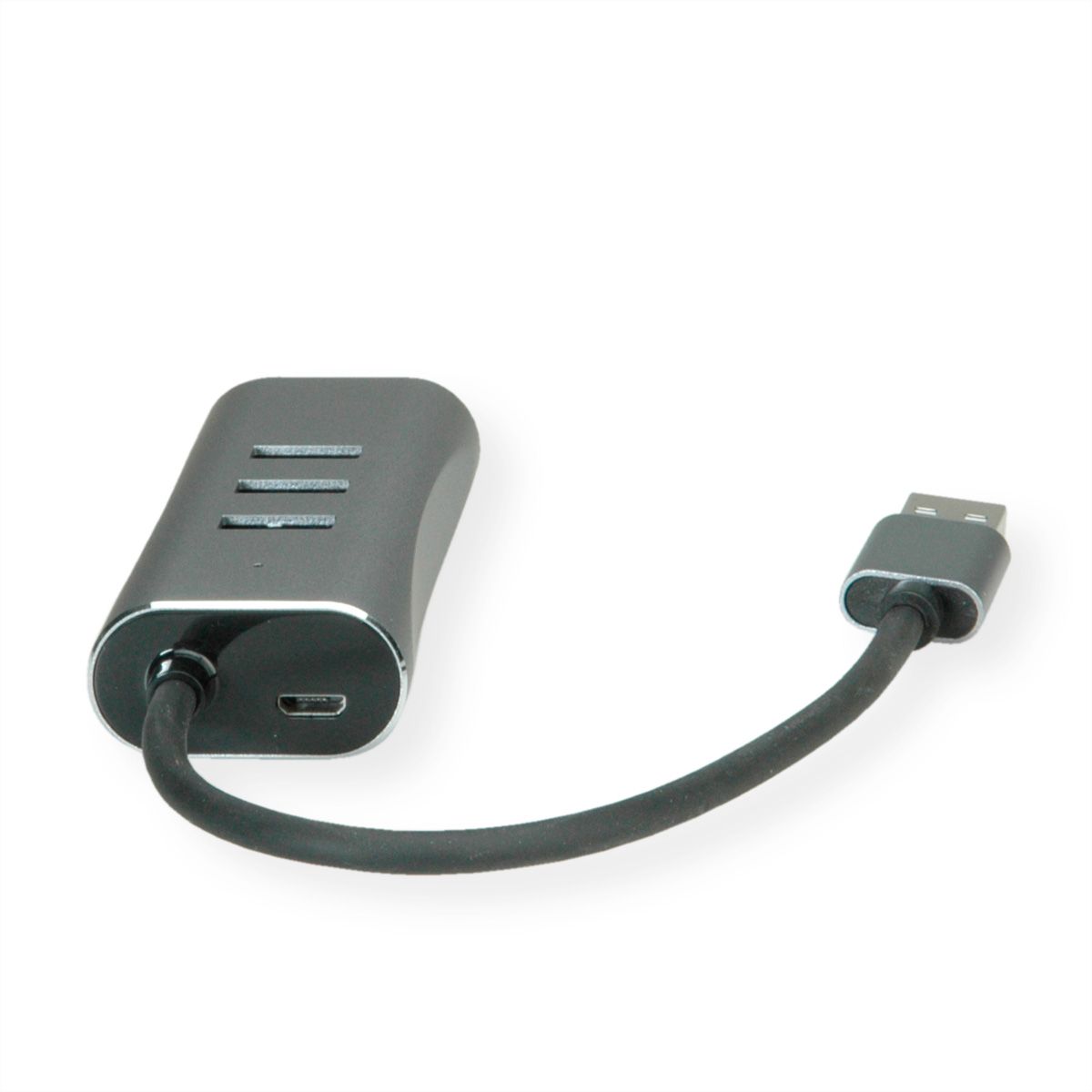 VALUE USB-A zu Gigabit Ethernet Konverter + Hub