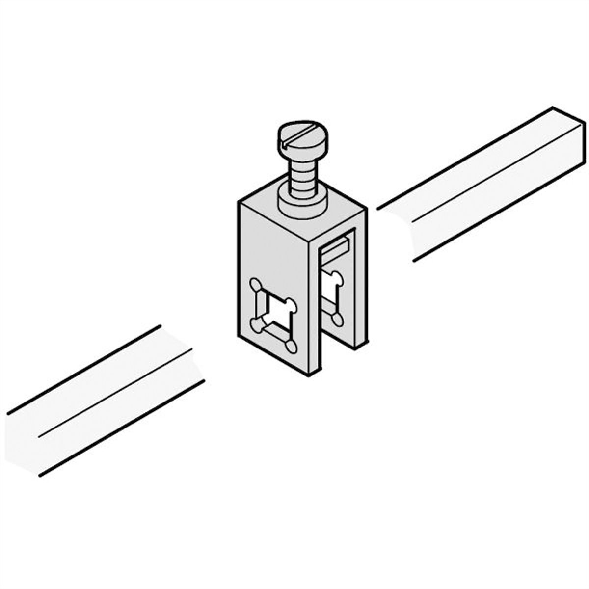 SCHROFF Anschlussklemmen für Erdungsschiene - VERTEILERKLEMME 35MM 5STK