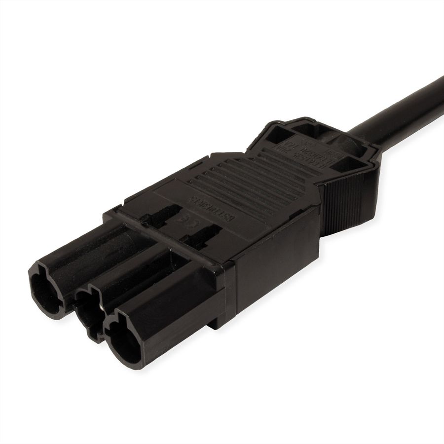 BACHMANN 19" Steckdosenleiste 9fach, ohne Schalter, schwarz, GST18