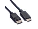 ROLINE DisplayPort Kabel DP - HDTV, ST/ST, schwarz, 4,5 m