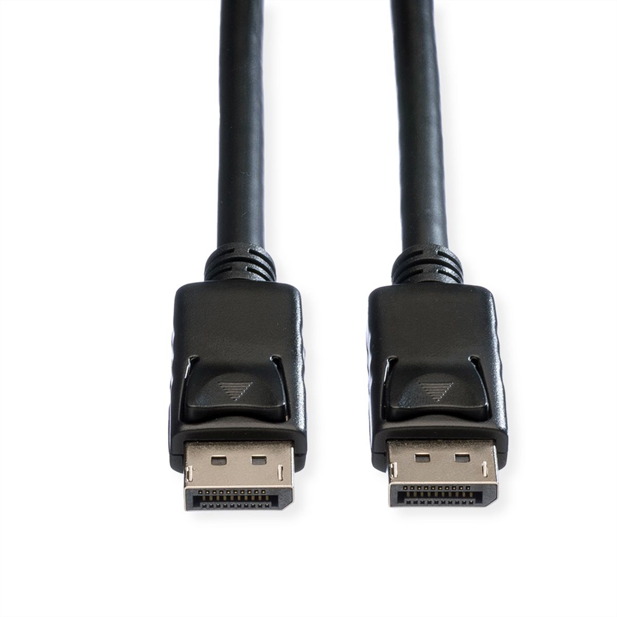 ROLINE DisplayPort Kabel, DP-DP, v1.2, ST - ST, TPE, schwarz, 2 m