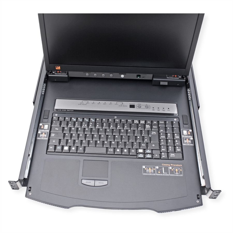 ATEN KL1508AiN 48cm LCD IP-KVM 8-Port GB, UK-Layout