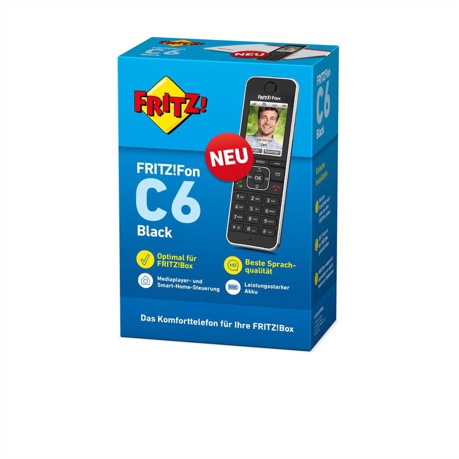 AVM FRITZ!Fon C6 DECT Black Edition